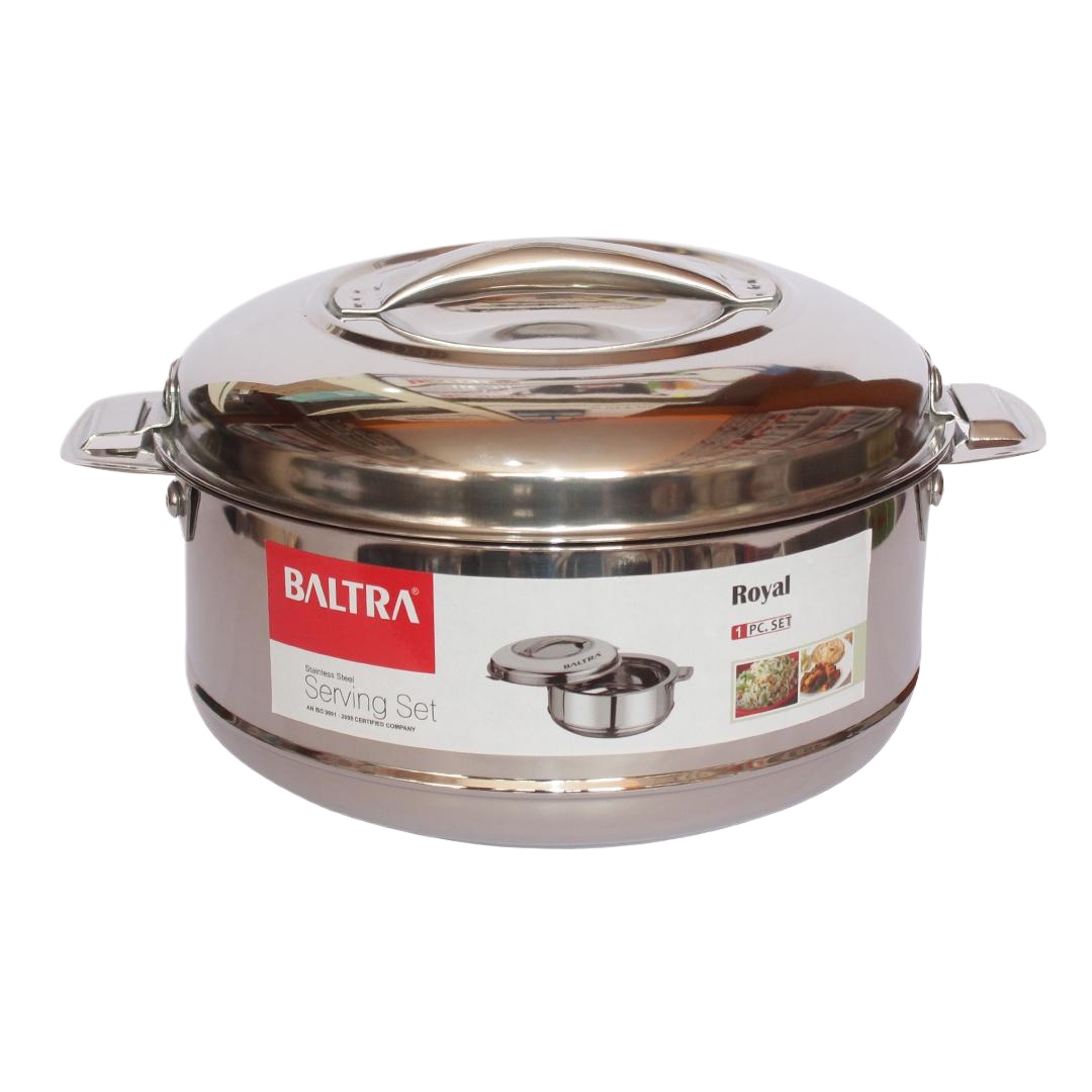 Baltra Royal Serving Casserole Hot Case 4 Ltrs BSC 204 - Silver