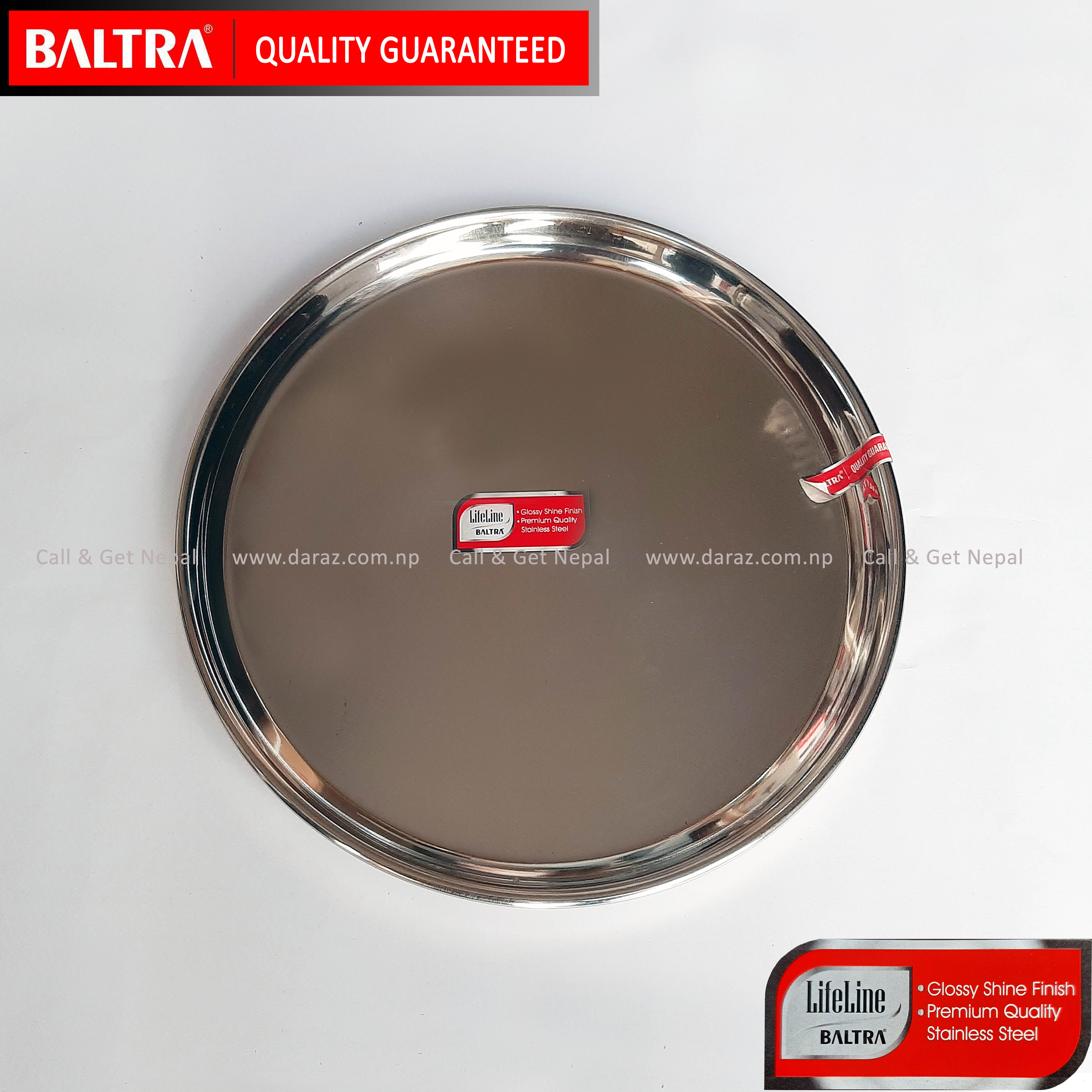 Baltra - Stainless - Steel - Plate - Jasper - 13 inch