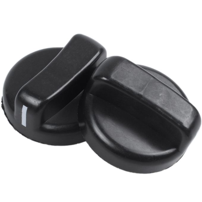 Gas Stove Knob 2 Pcs - Black