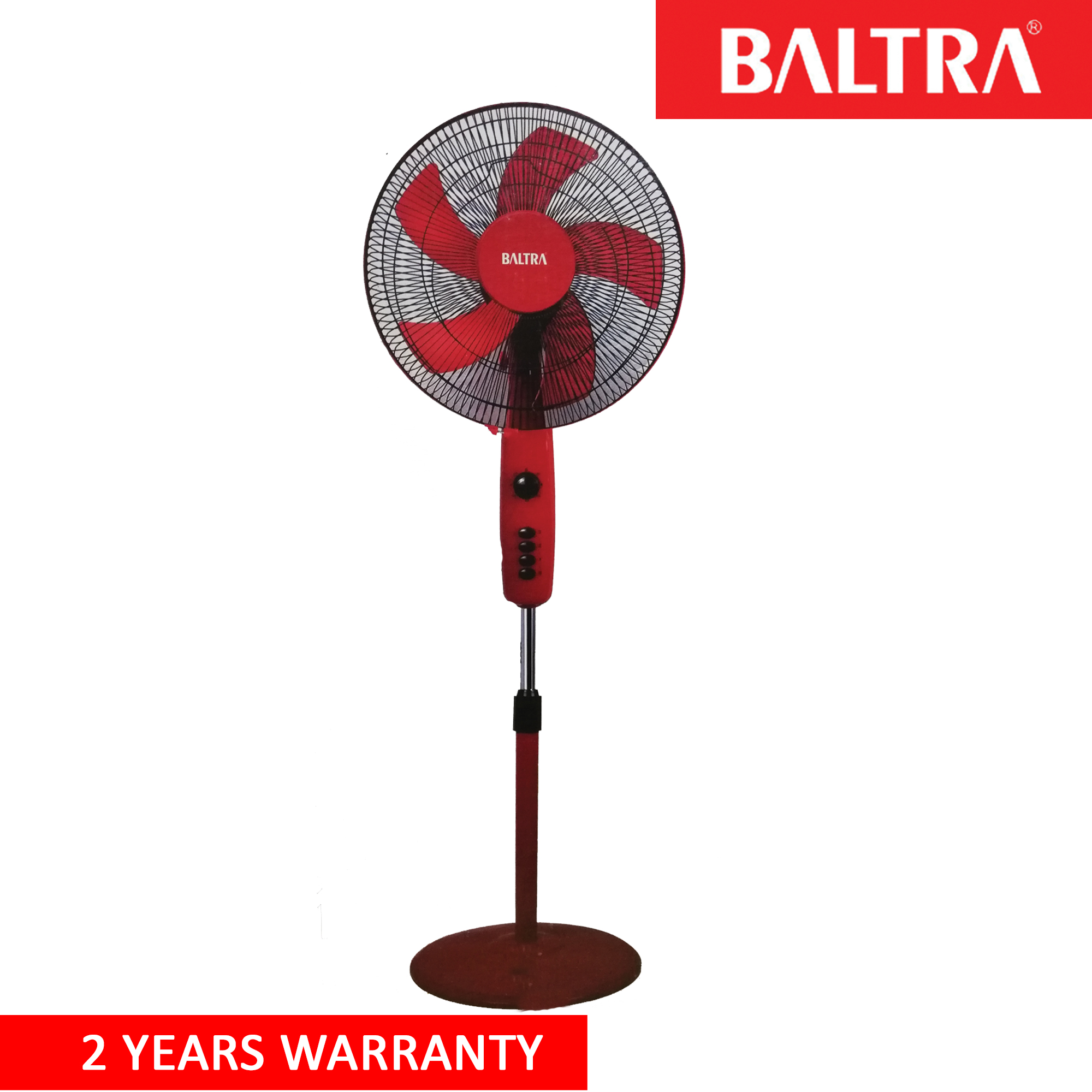 Baltra Grey Stand Fan (Dhoom)