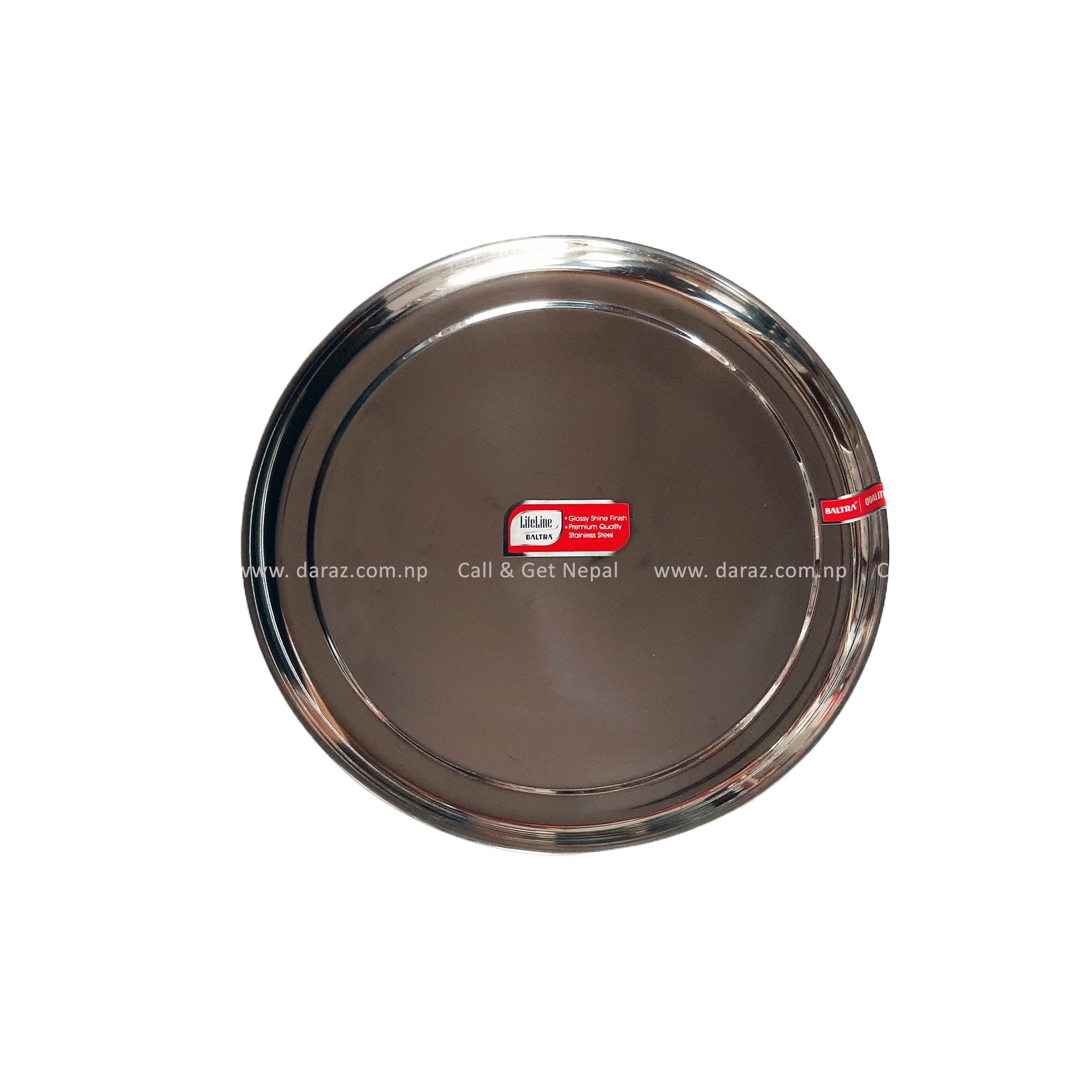 Baltra Stainless Steel Plate Pearl 7 inch - Quality Guranteed