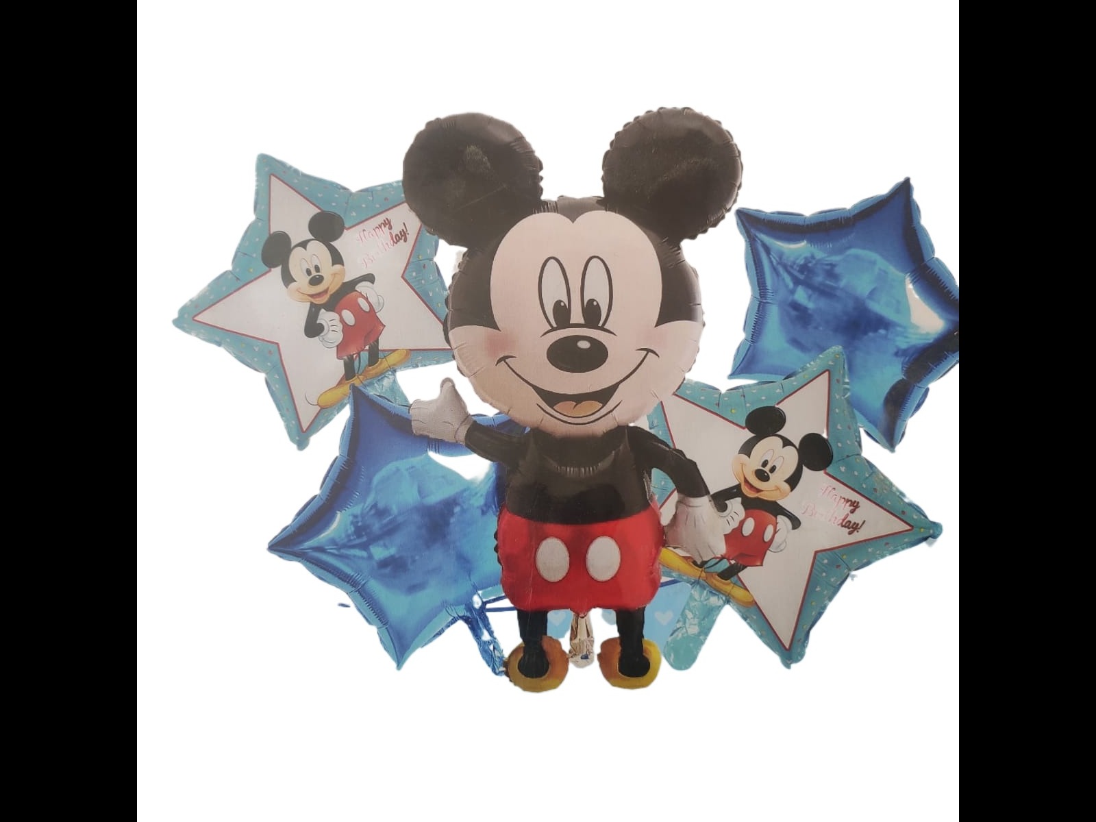 Mickey Mouse Happy Birthday Theme Balloons Decoration - Multicolor