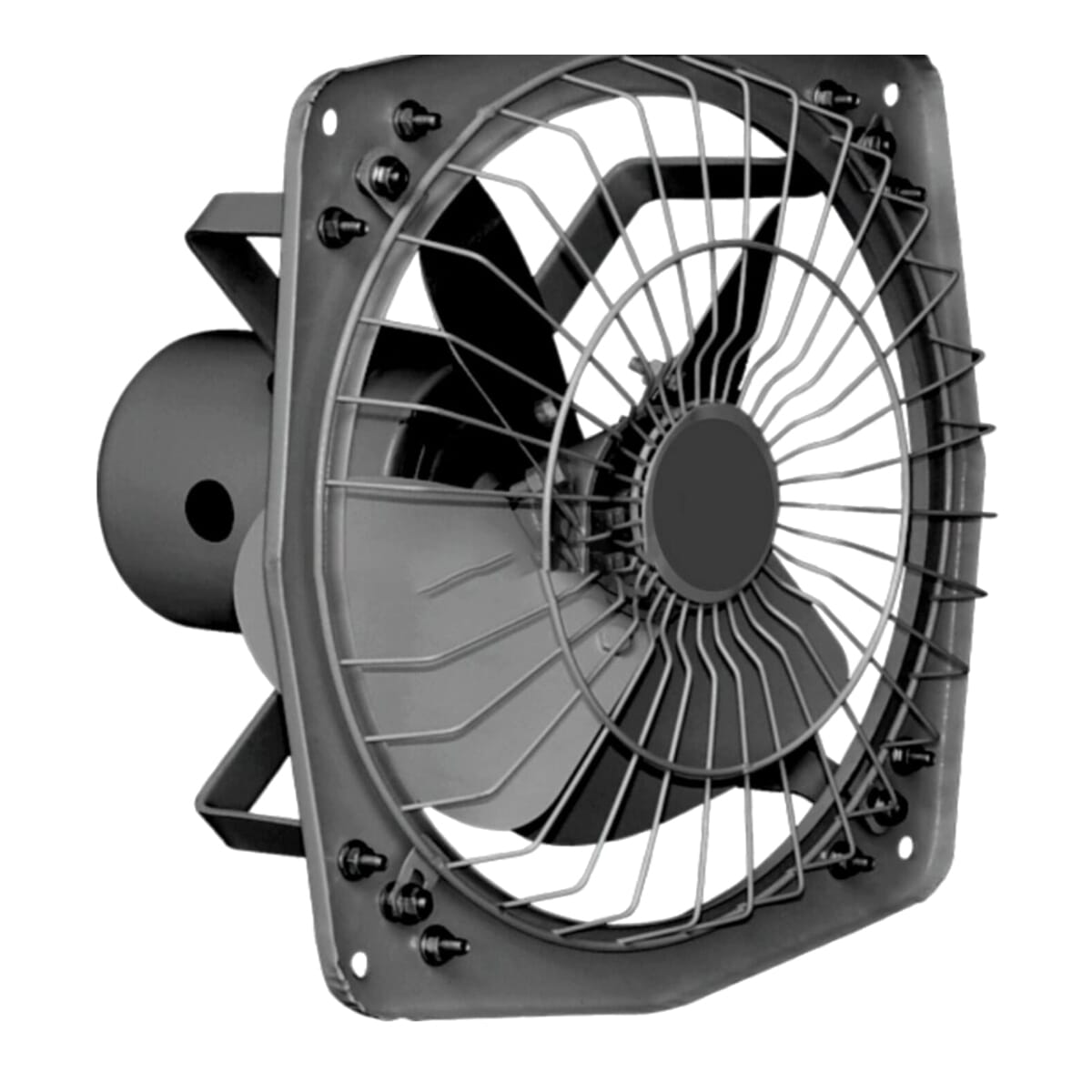 Exhaust Fan 2400 RPM 9 Inch - Grey