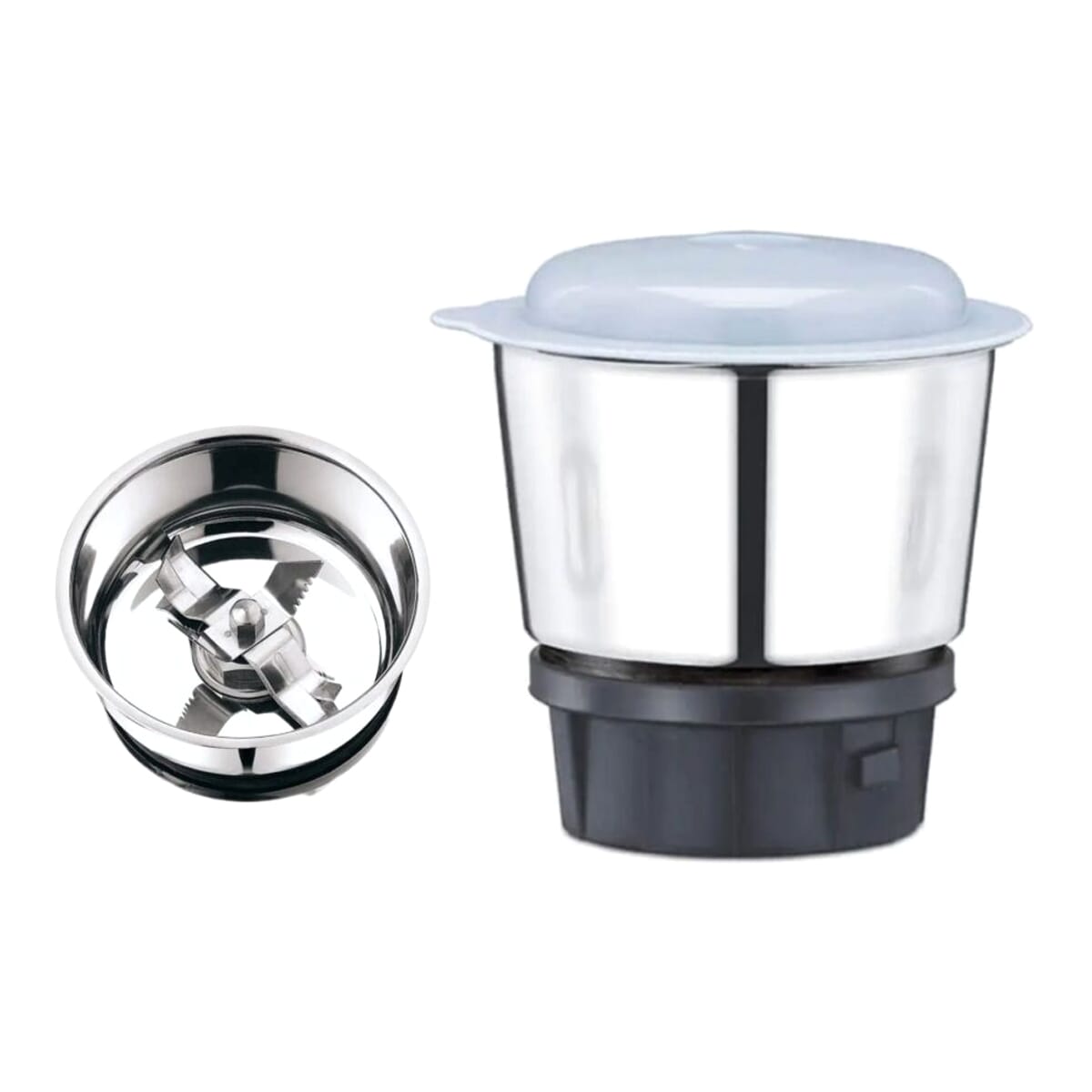 Mixer Grinder Chutney Jar - 400 Ml Silver