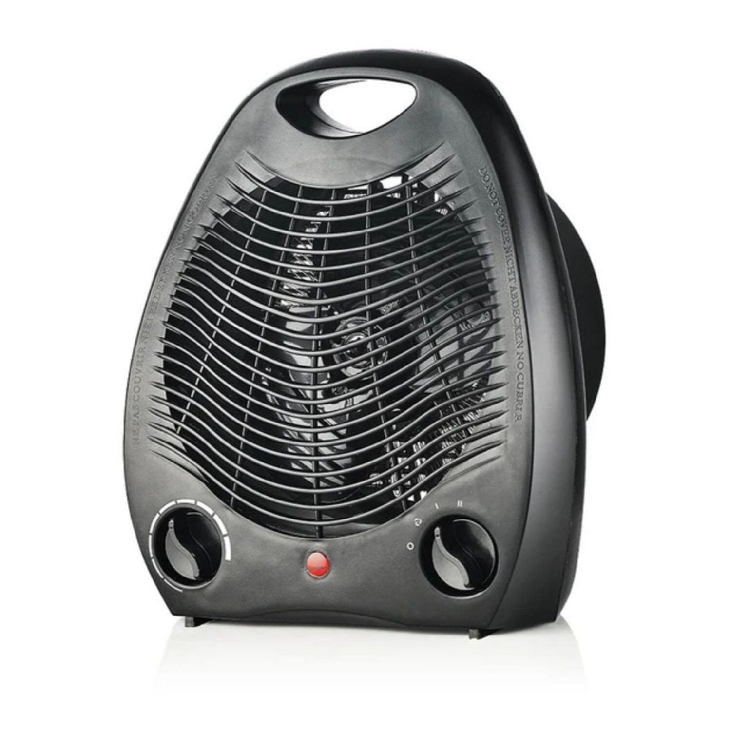 Electric Fan Heater 2000W With 1 Year Warranty - Black