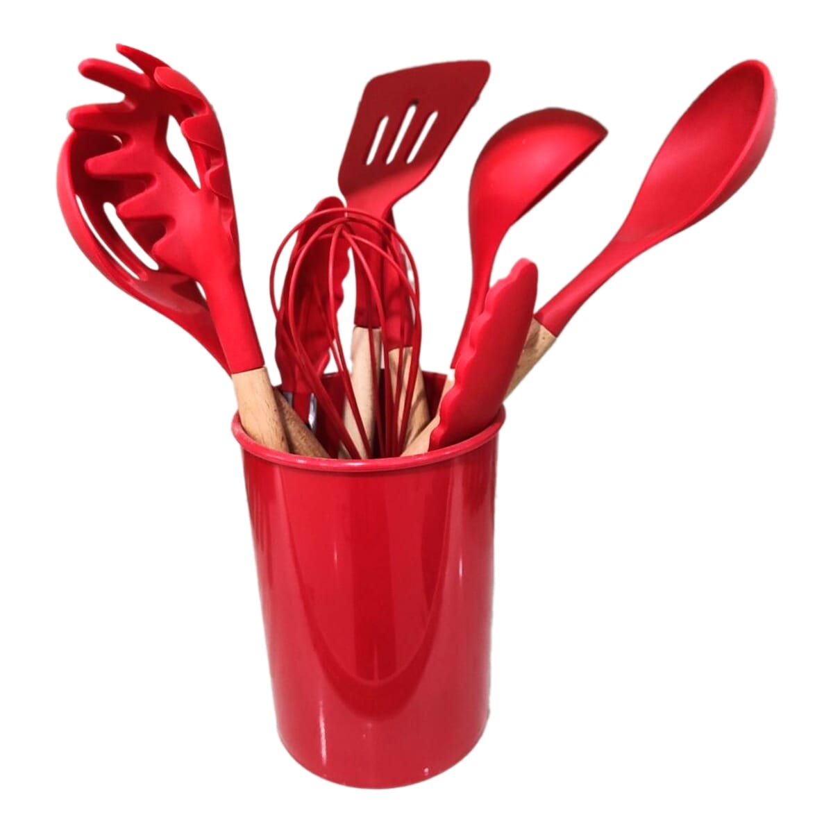 Silicone Baking & Kitchen Spatula Brush Set - Multicolor