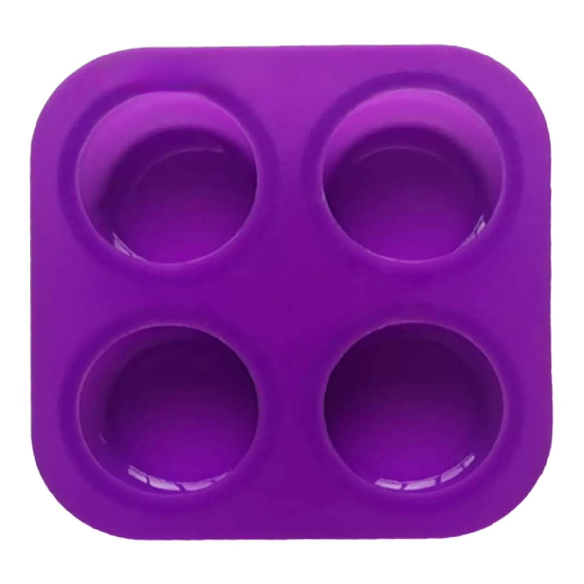 4 in 1 Silicone Cupcake Muffin Mold Tray - Multicolor