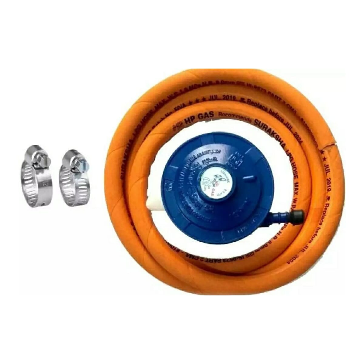 Gas Regulator & Pipe Set - Blue