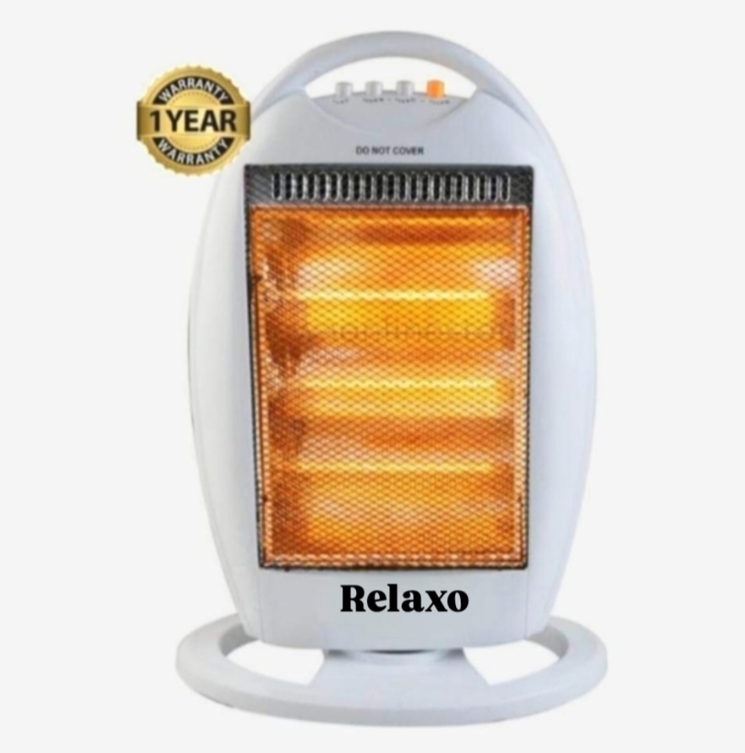 Wega Relaxo Halogen Heater with Safety Pin - White