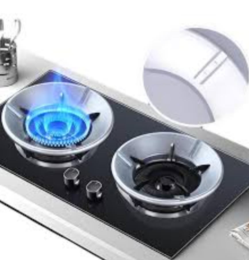 Gas Saver Pan Support Pot Stand Set Of 2 - Silver