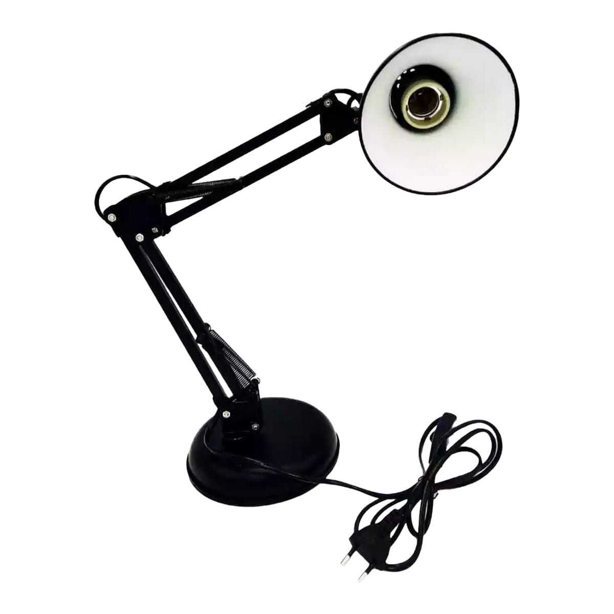 Adjustable Table Lamp Stand - Black