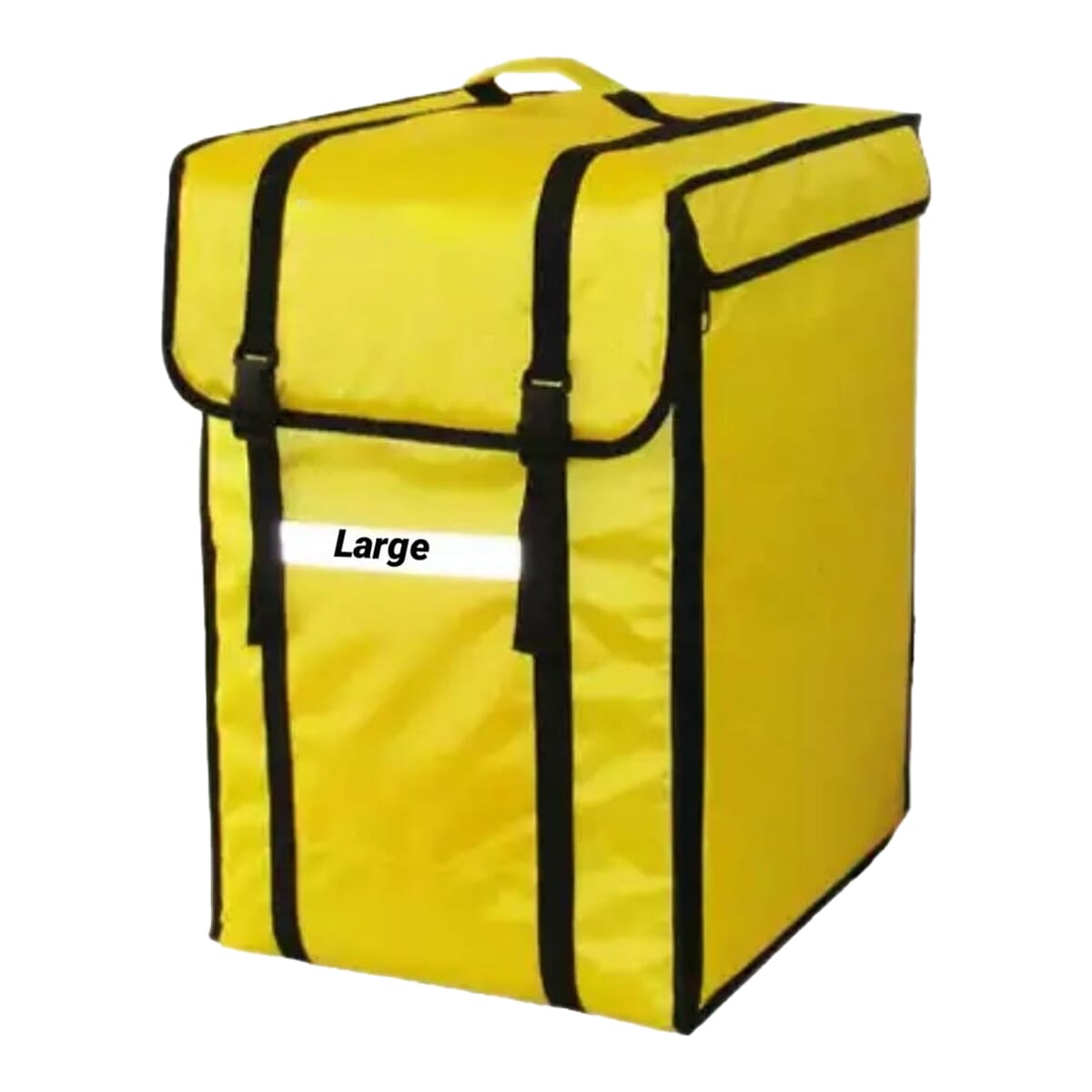 Waterproof Double Compartment Delivery Bag Yellow Large Size - Multicolor
