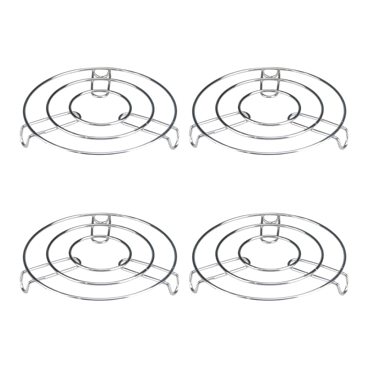 Stainless Steel Heavy Pot Stand - Silver