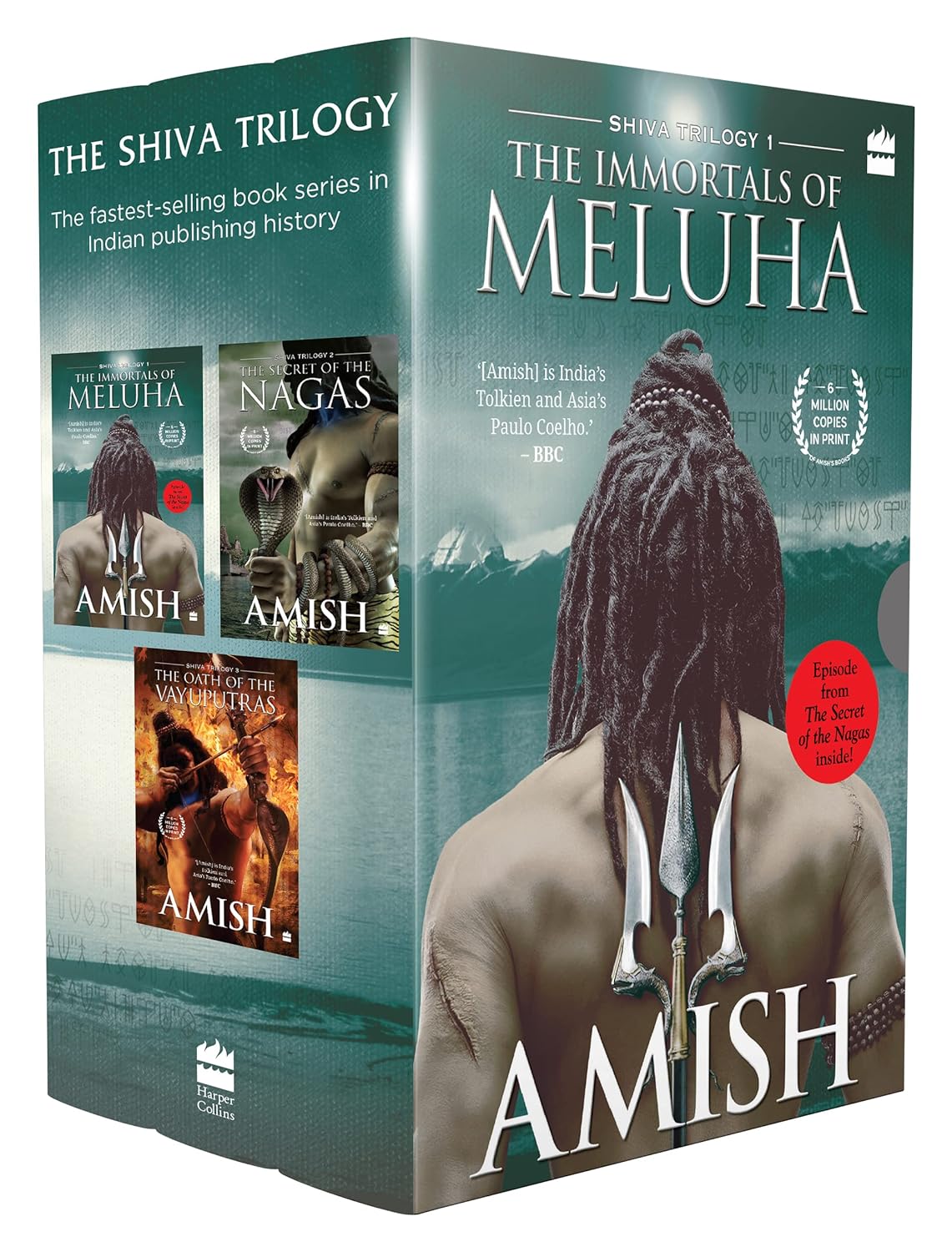 The Shiva Trilogy Box Set Of 3 By Amish Tripathi (Paperback)