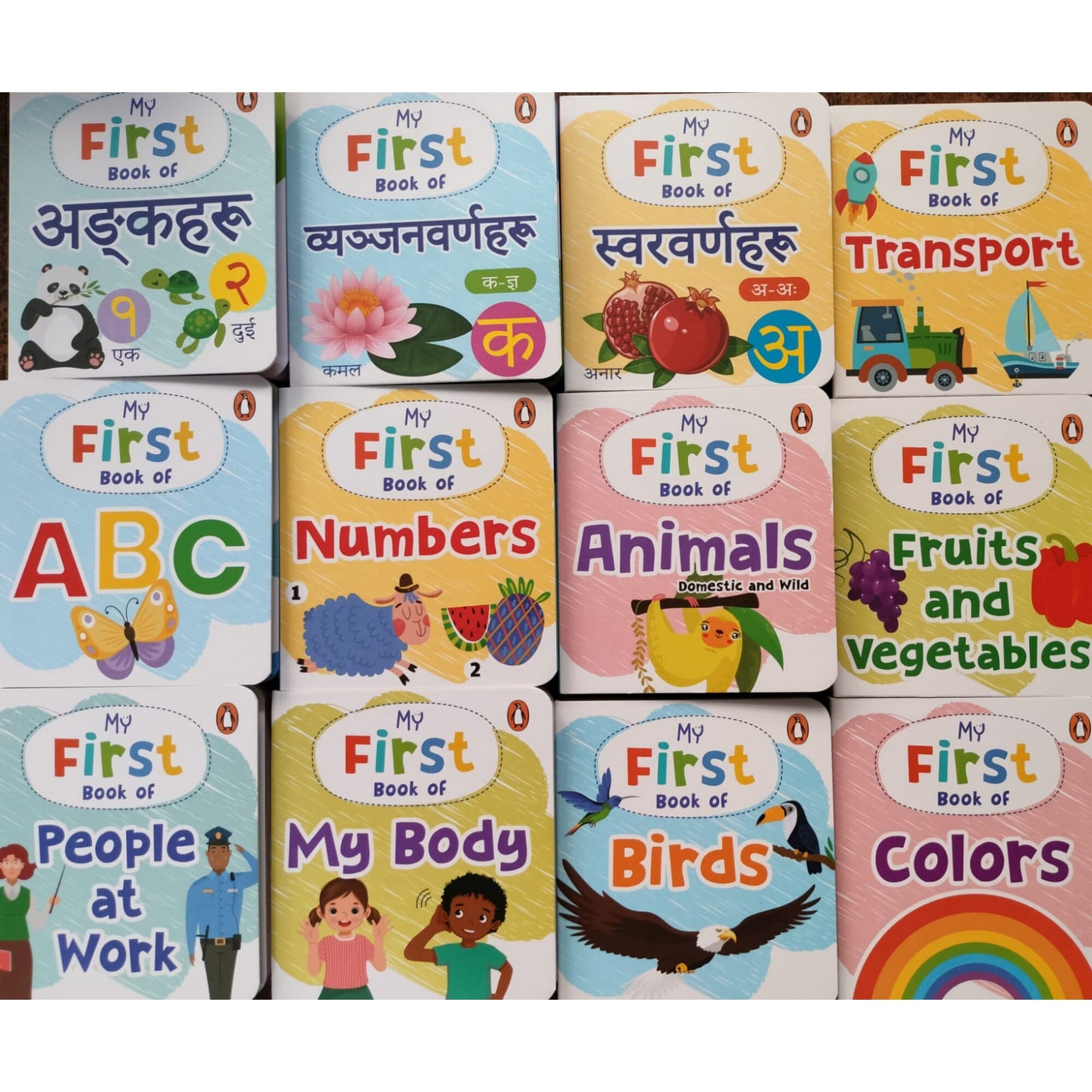 My First Box Of Books Nepali Edition Boxset Of 10 Board Books (Kids)