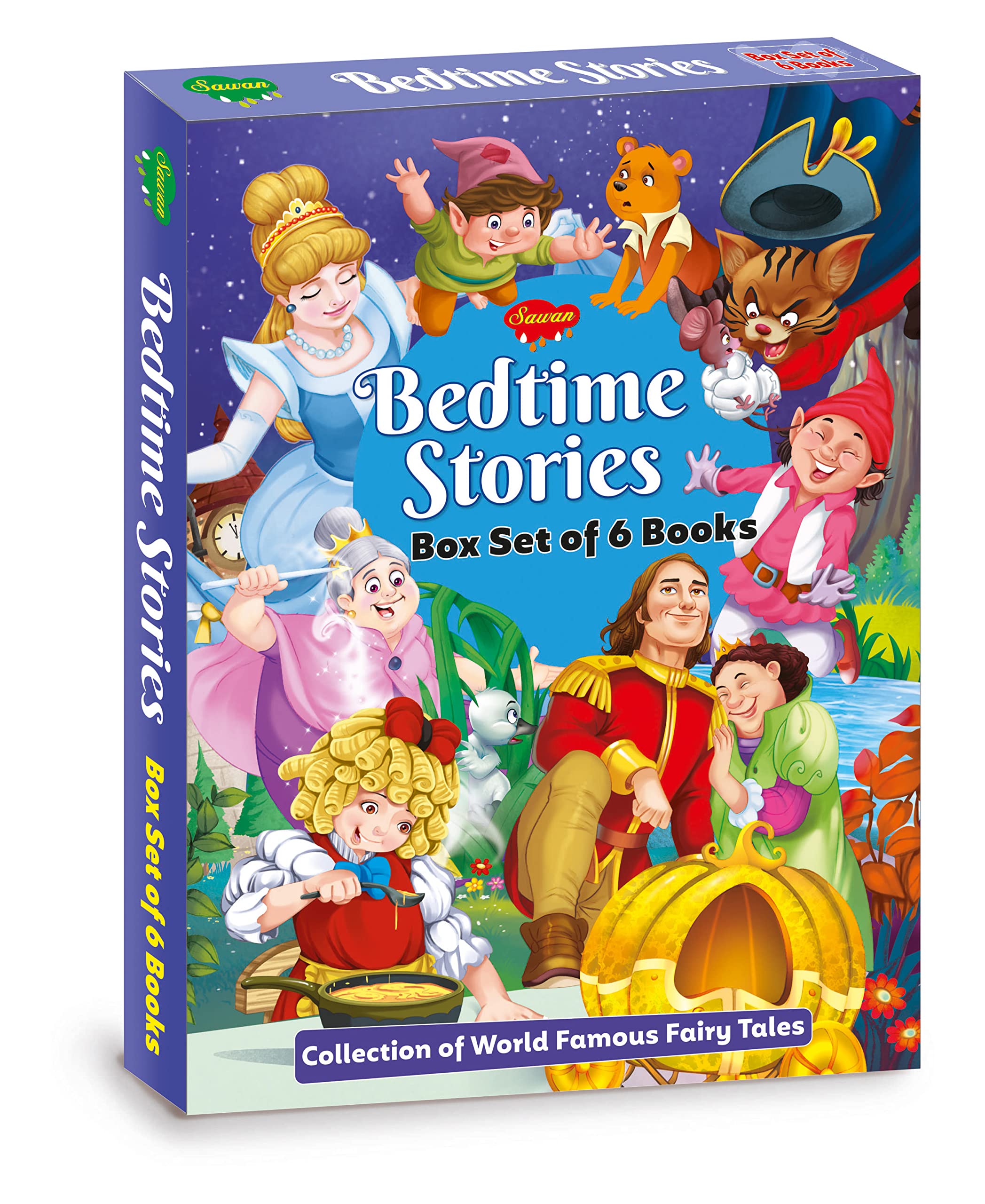 Bedtime Stories Box Set Of 6 Books By Sawan (Paperback)