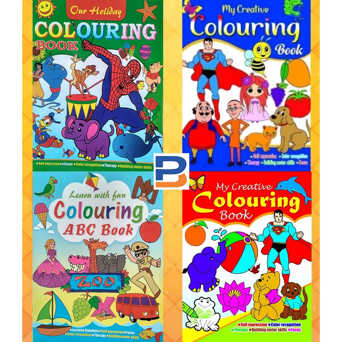 Children Colouring Book Set (Paperback)