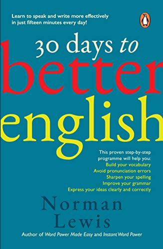 30 Days To Better English By Norman Lewis (Paperback)