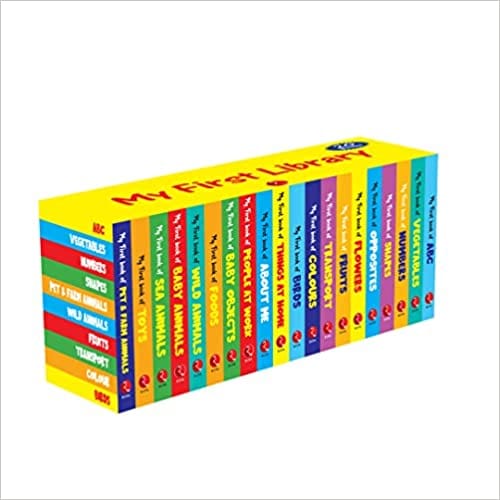 My First Library Set Of 20 Board Books (Box Set)
