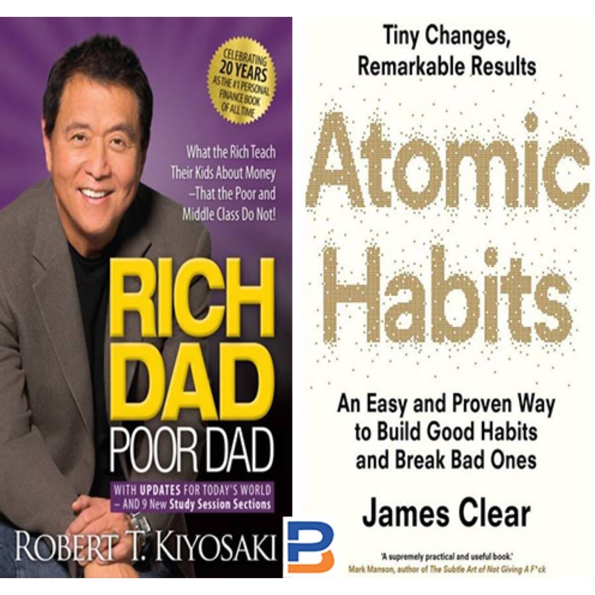Combo Set: Rich Dad Poor Dad & Atomic Habits (Paperback)