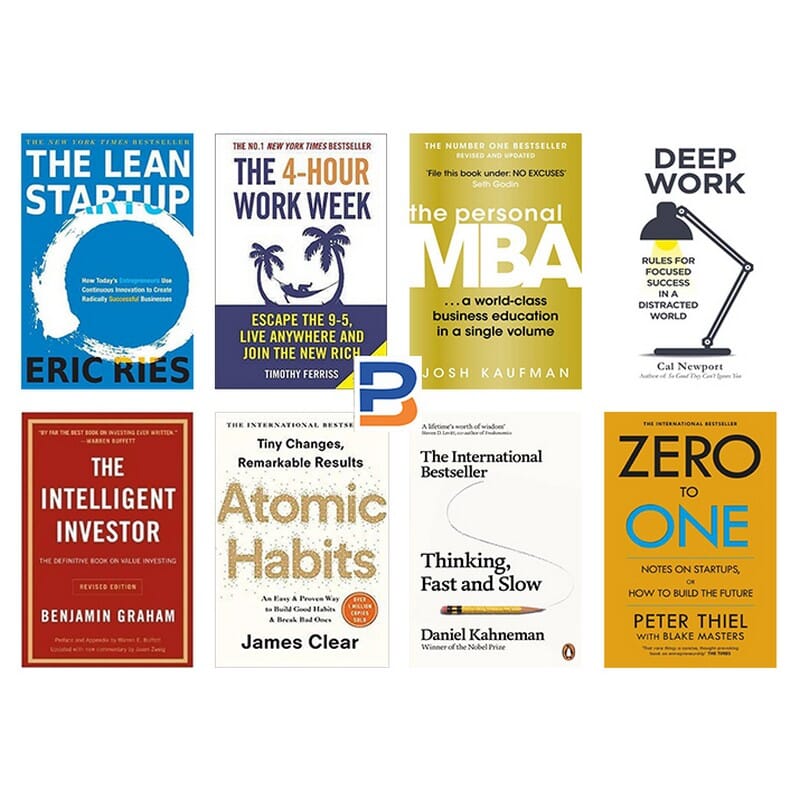 Best Seller 8 Business Books Set (Paperback)