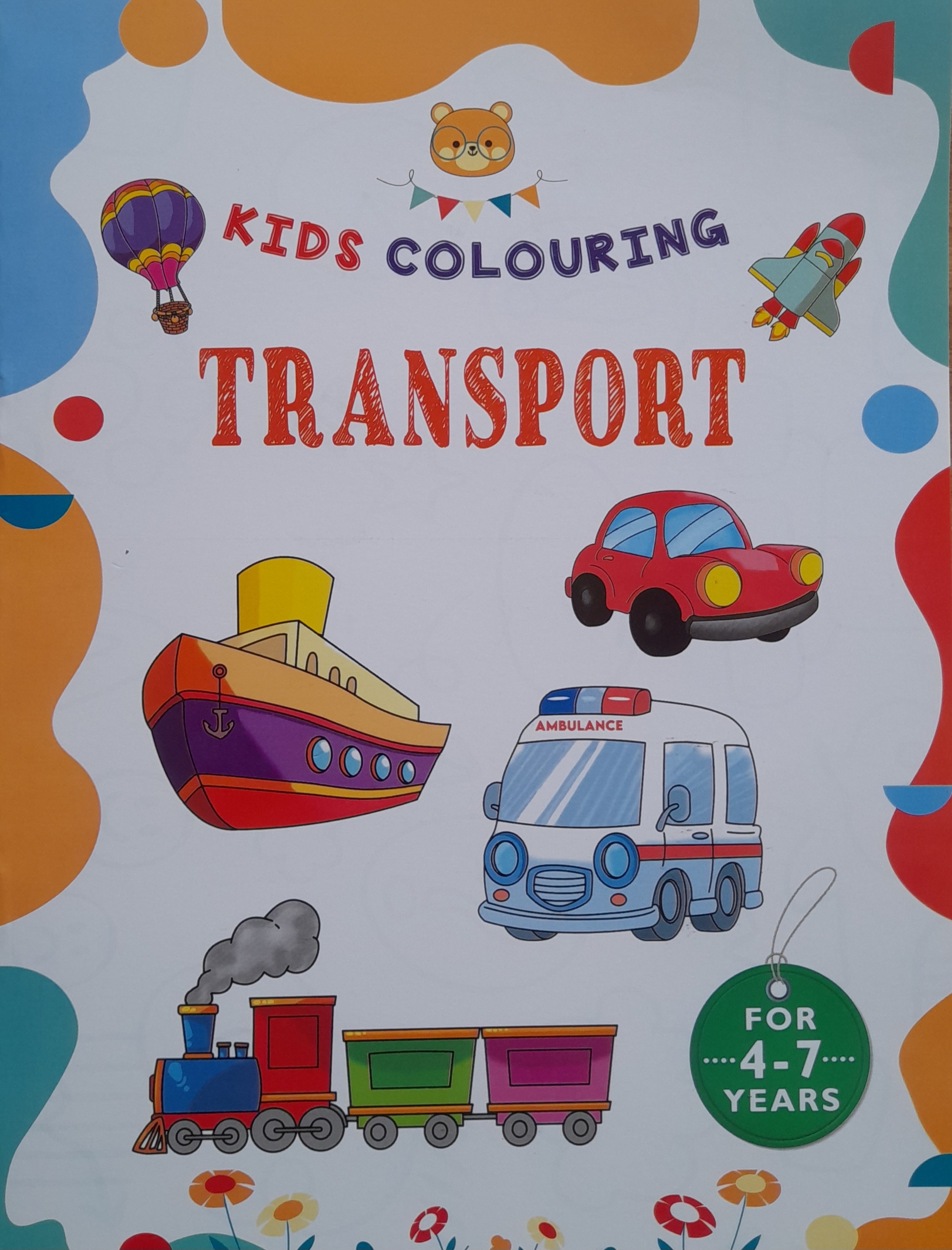 Kids Colouring Transport (Paperback)