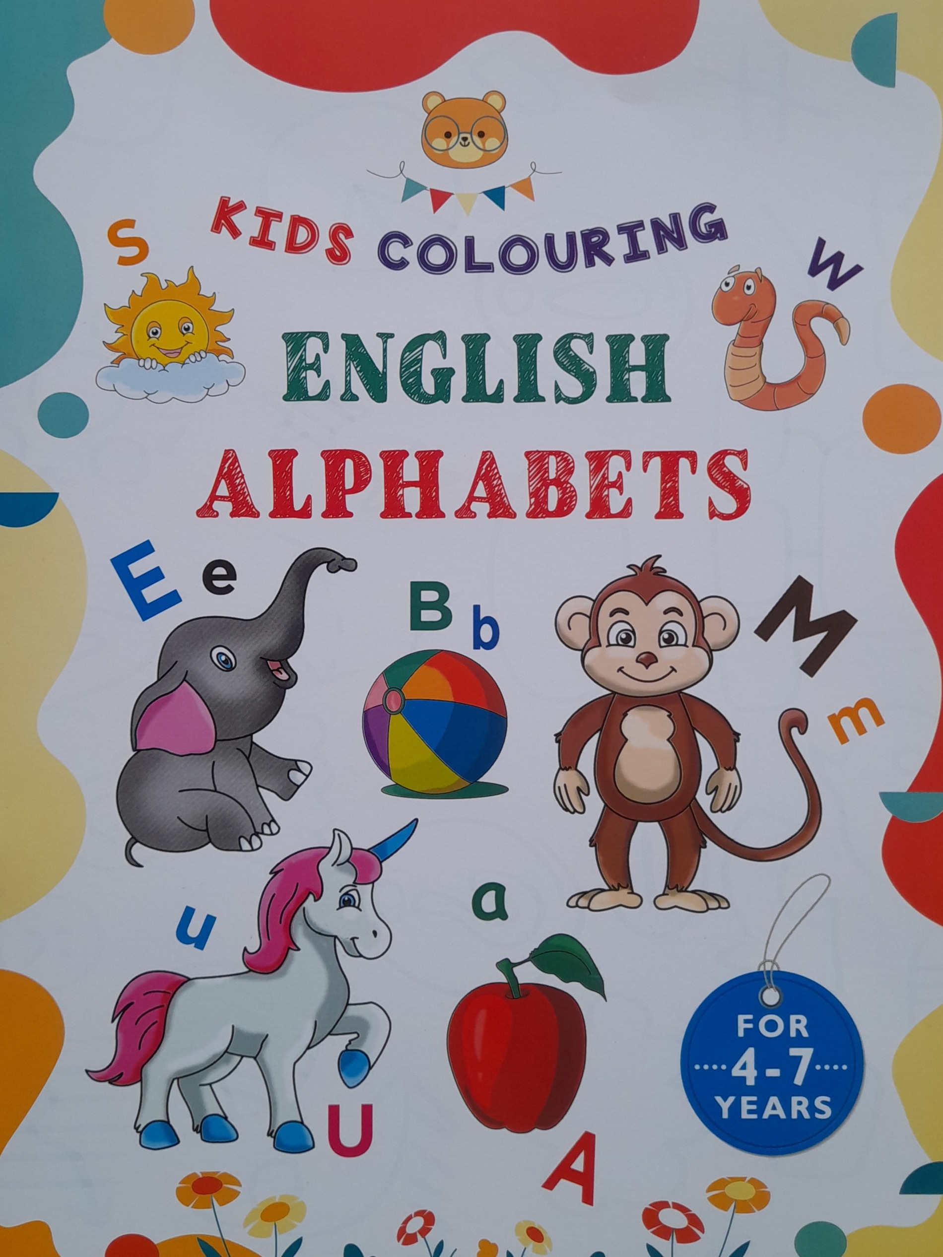 Kids Colouring English Alphabets (Paperback)