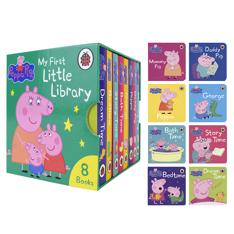 Peppa Pig: My First Little Library (8 Board Book Set, Hardcover)