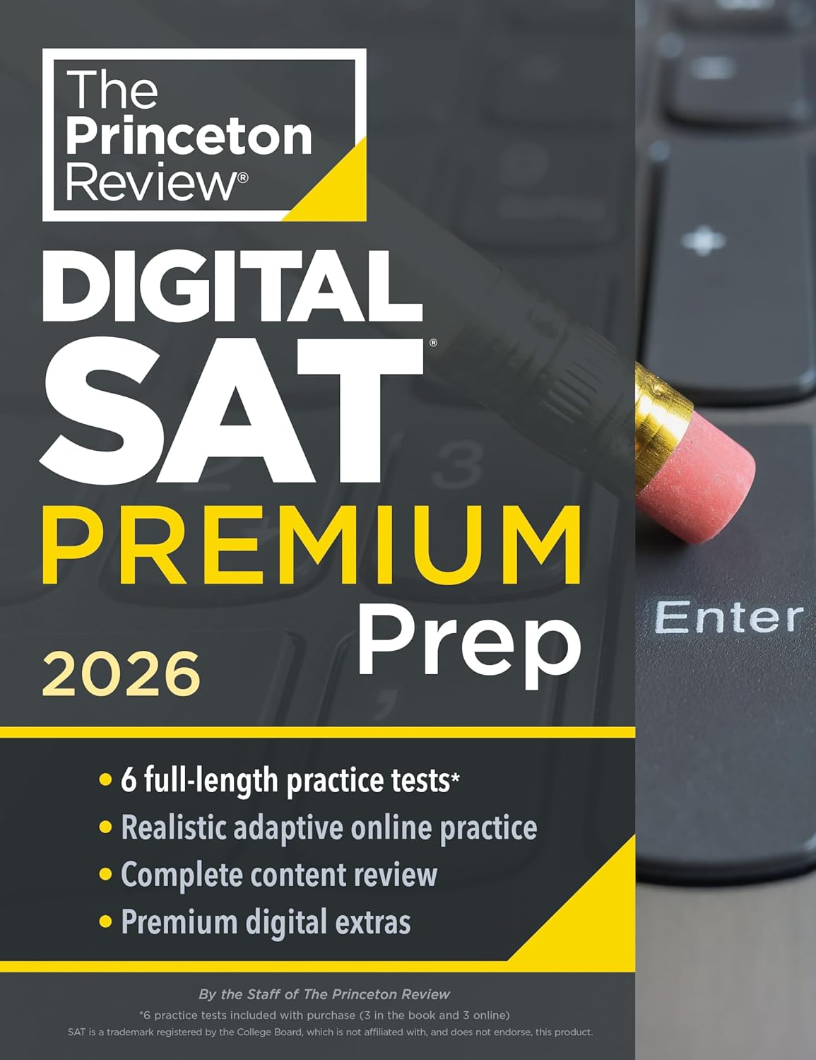 Princeton Review Digital SAT Premium Prep, 2026 By The Princeton Review (Paperback) 