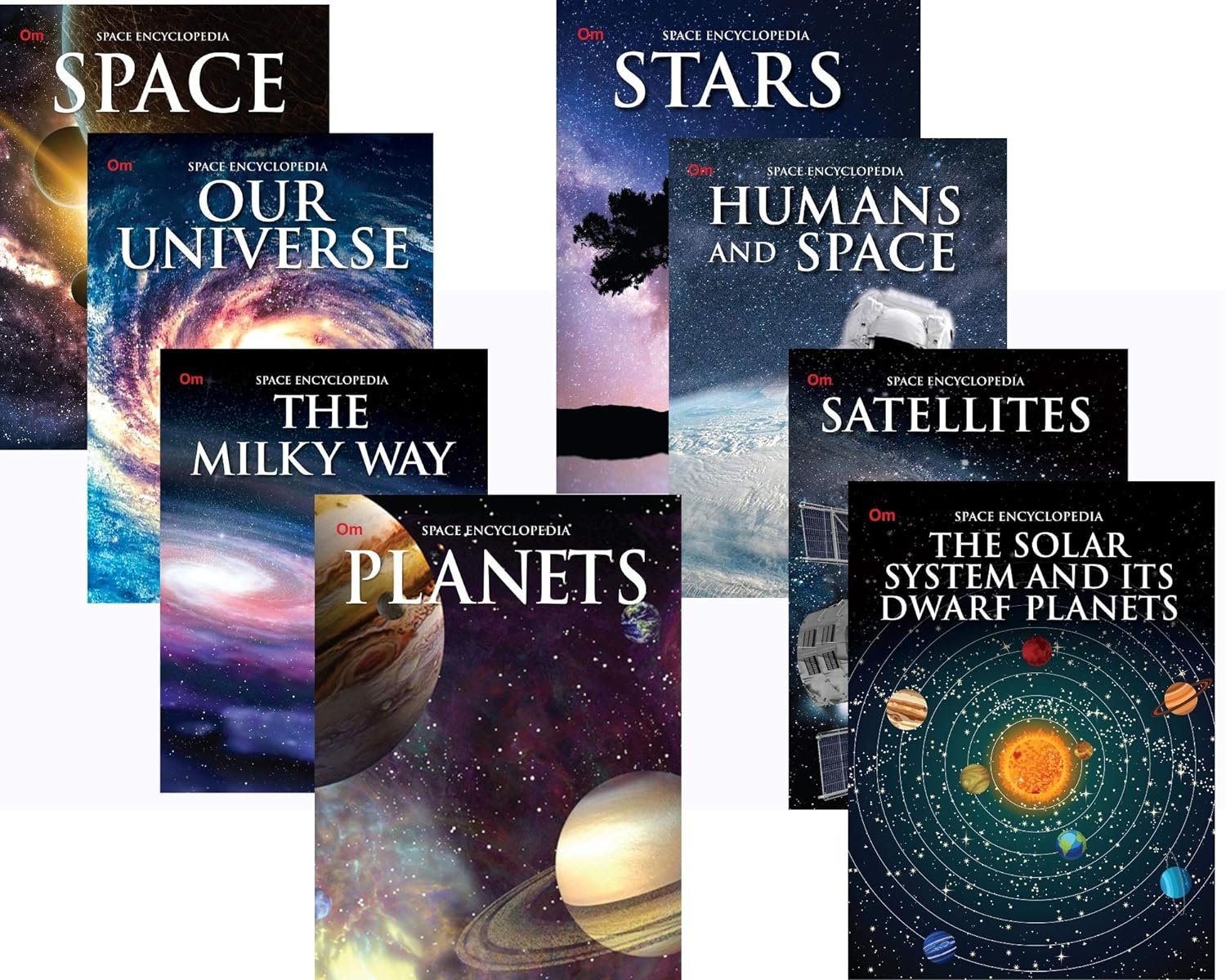 Encyclopedia of Space (Set of 8 Books) Paperback By Om Books Editorial Team