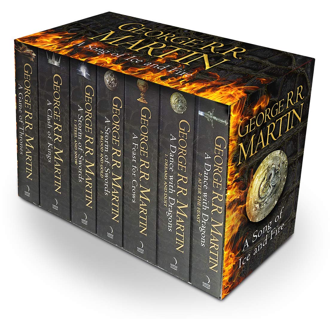 A Song of Ice and Fire - A Game of Thrones: The Complete Boxset of 7 Books By George R. R. Martin (English, Paperback) 