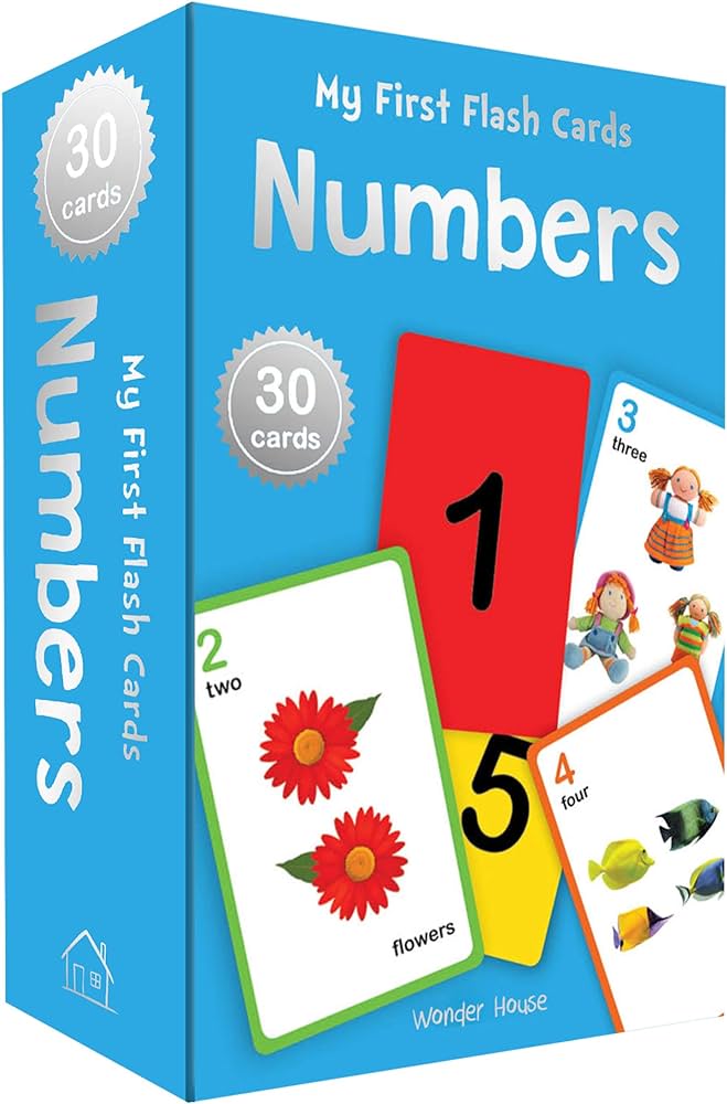 My First Flash Cards Numbers : 30 Cards For Kids By Miss & Chief (3 - 4 Years)