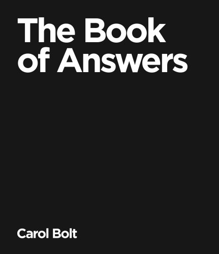 The Book Of Answers By Carol Bolt (Hardcover) 