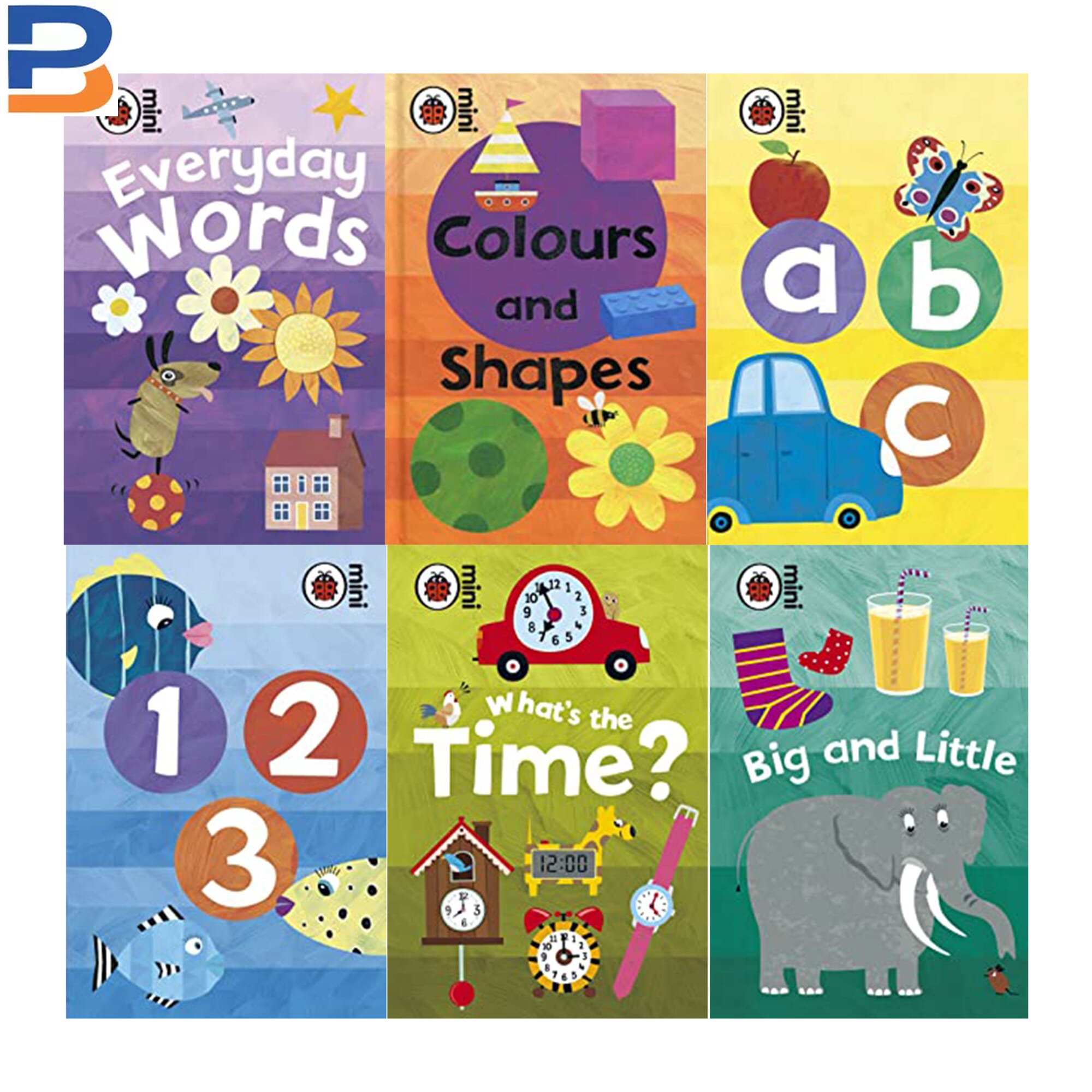 Early Learning Children Book Set (6 Books, Hardcover)