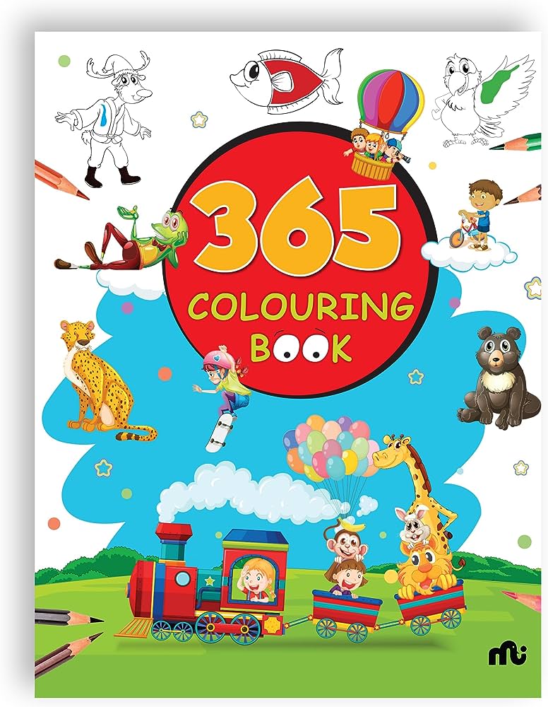 365 Colouring Book By Rupa Publications (Paperback) 