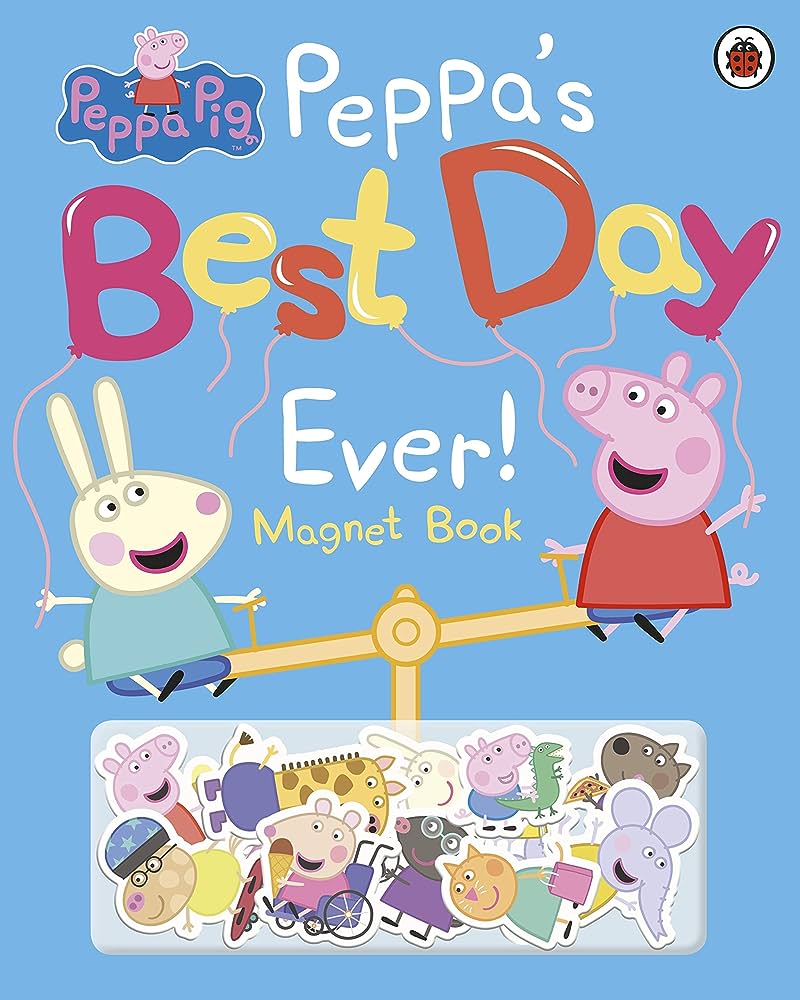 Phulchowki Books Peppa Pig: Peppa's Best Day Ever! Magnet Book (English, Hardcover)