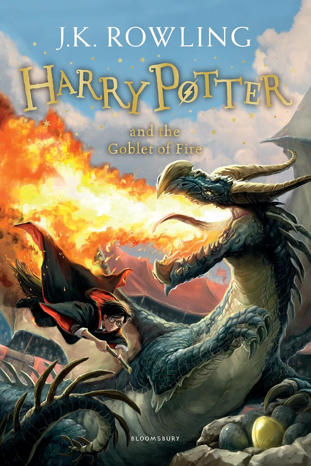 Harry Potter And The Goblet Of Fire By J.K. Rowling (Book-4, Paperback)
