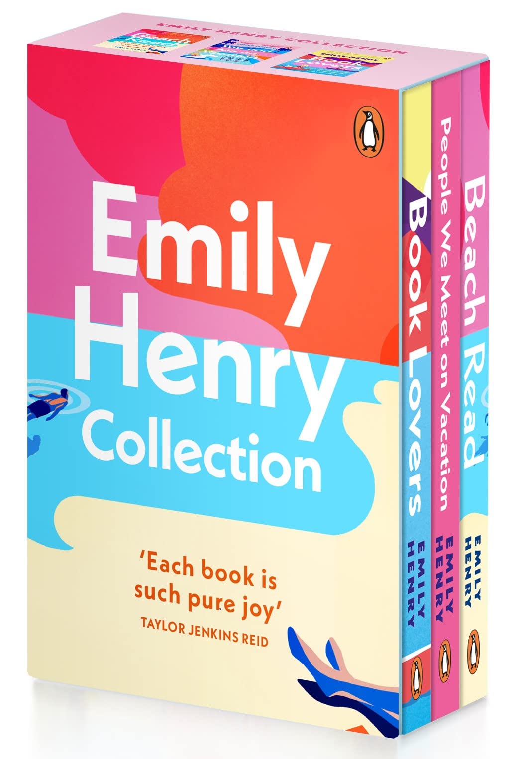 Emily Henry Box Set : Beach Read, People We Meet on Vacation, Book Lovers (3 Book Slipcase, Paperback)