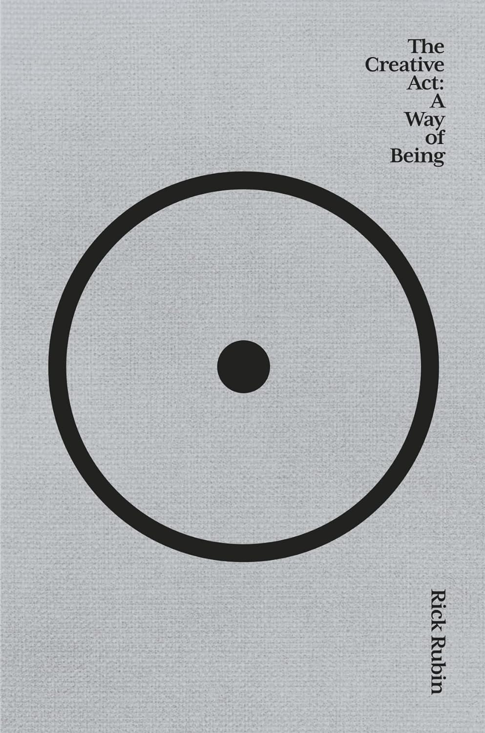 The Creative Act : A Way Of Being By Rick Rubin  (Hardcover) 