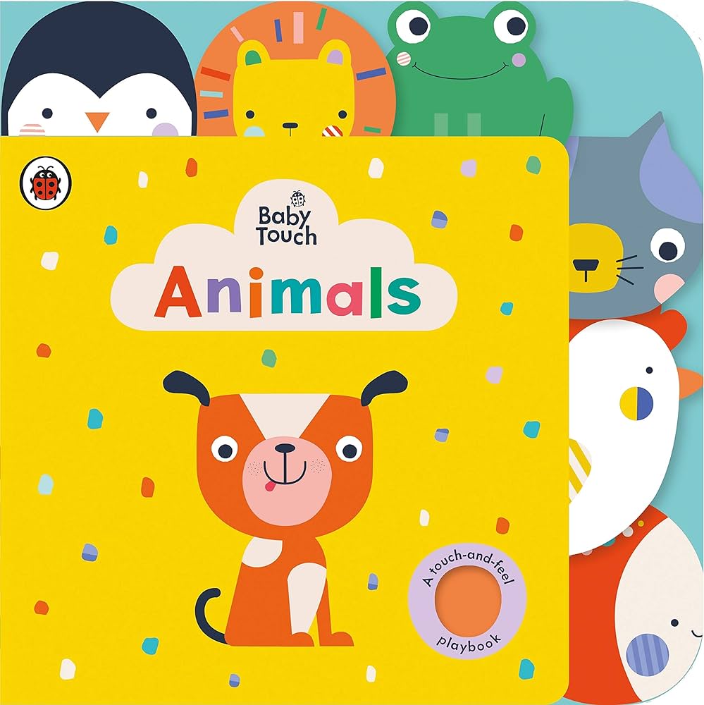 Phulchowki Books Baby Touch: Animals Tab Book (Board Book)