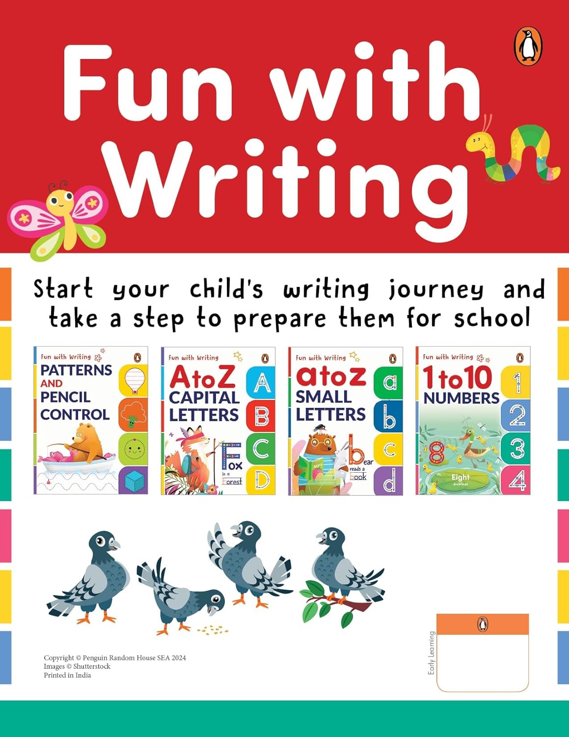 Fun With Writing (Pack of 4 Books) (Penguin Early Learning Series)