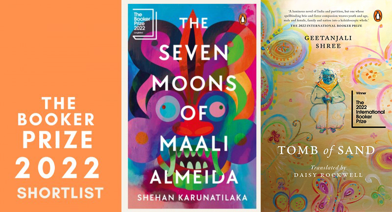 2022 Booker Prize Winner (The Seven Moons Of Maali Almeida/Tomb Of Sand) By Shehan Karunatilaka/Geetanjali Shree (Paperback)