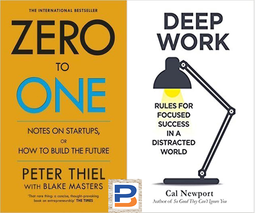Set Of 2 (Zero To One By Peter Thiel & Deep Work By Cal Newport)