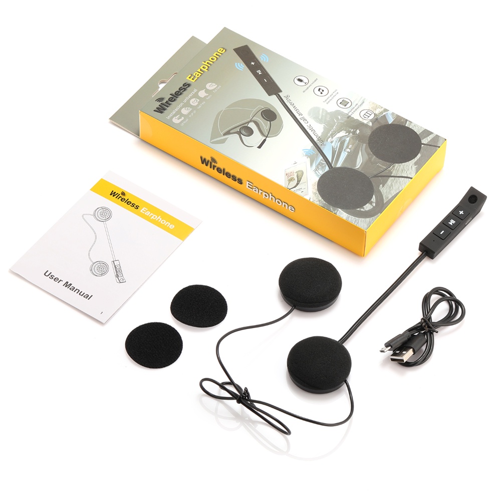 BT11 Bluetooth 5.0 Wireless Motorcycle Helmet Intercom Headset