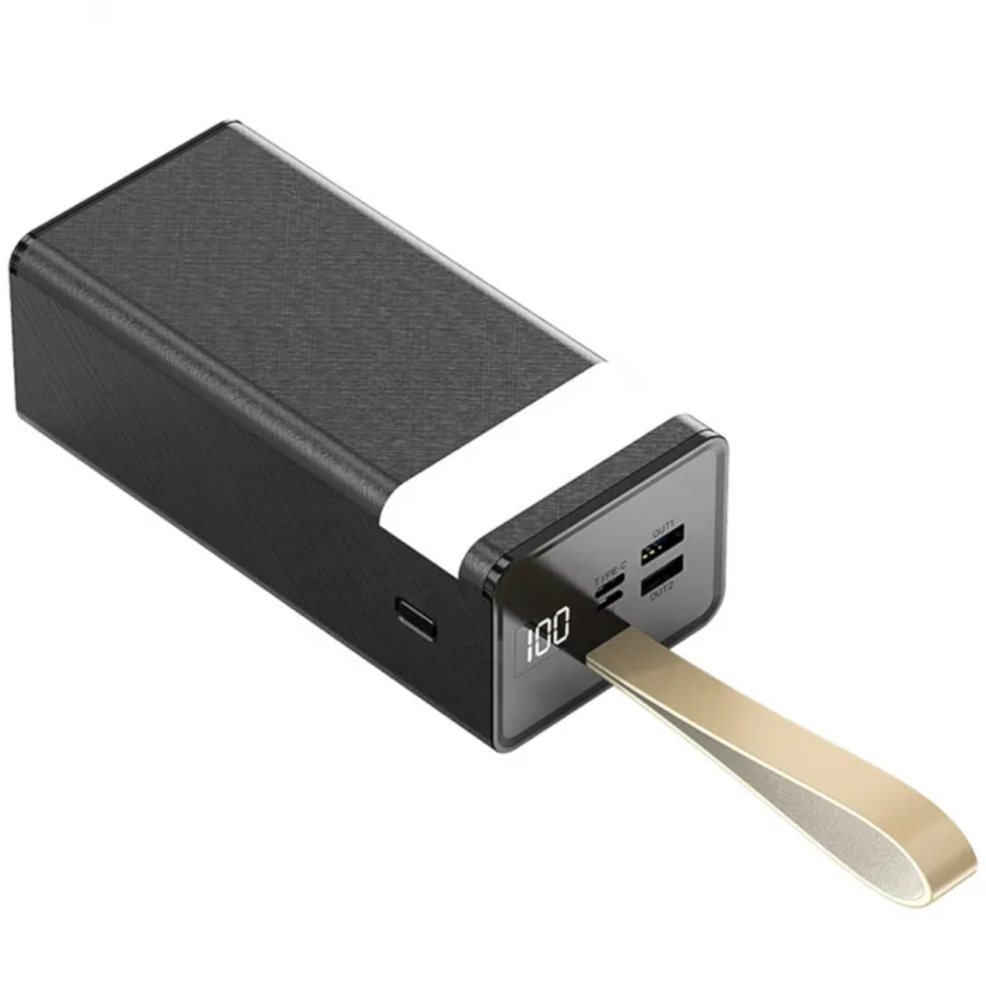 Hitech 30000mAh Large Capacity Power Bank - Black