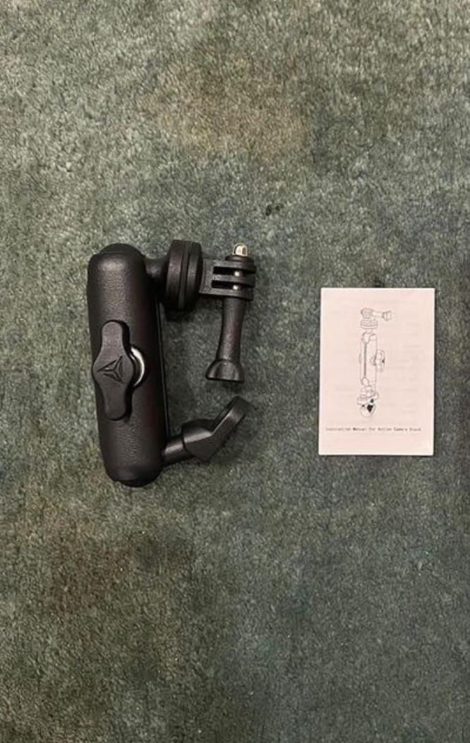 Motorcycle Bike Camera Mount Holder - Black