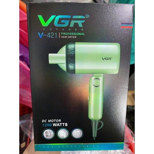 VGR V-421 1200W Foldable Hair Dryer - Multicolor
