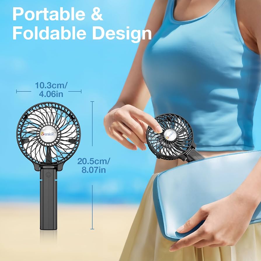 Portable Mini Hand Fan For Travel And Office