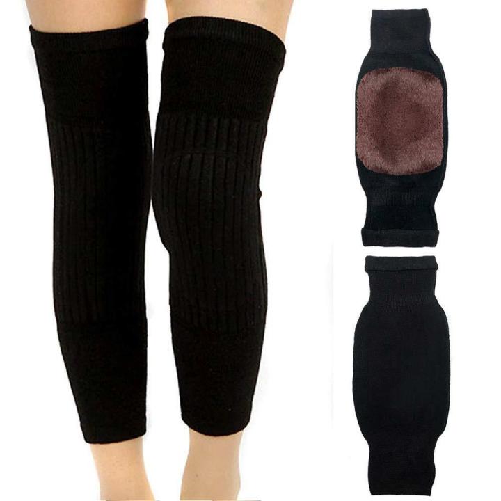 Woolen Knee Warmers – Thick Fur Lined, 1 Pair