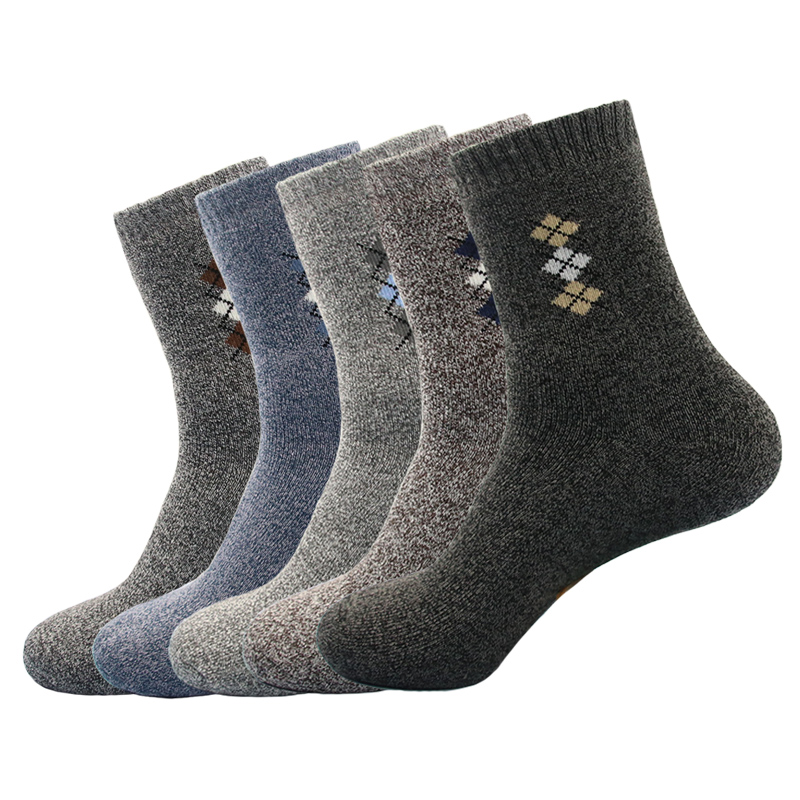 3 Pairs Men’s Winter Mid-Calf Socks